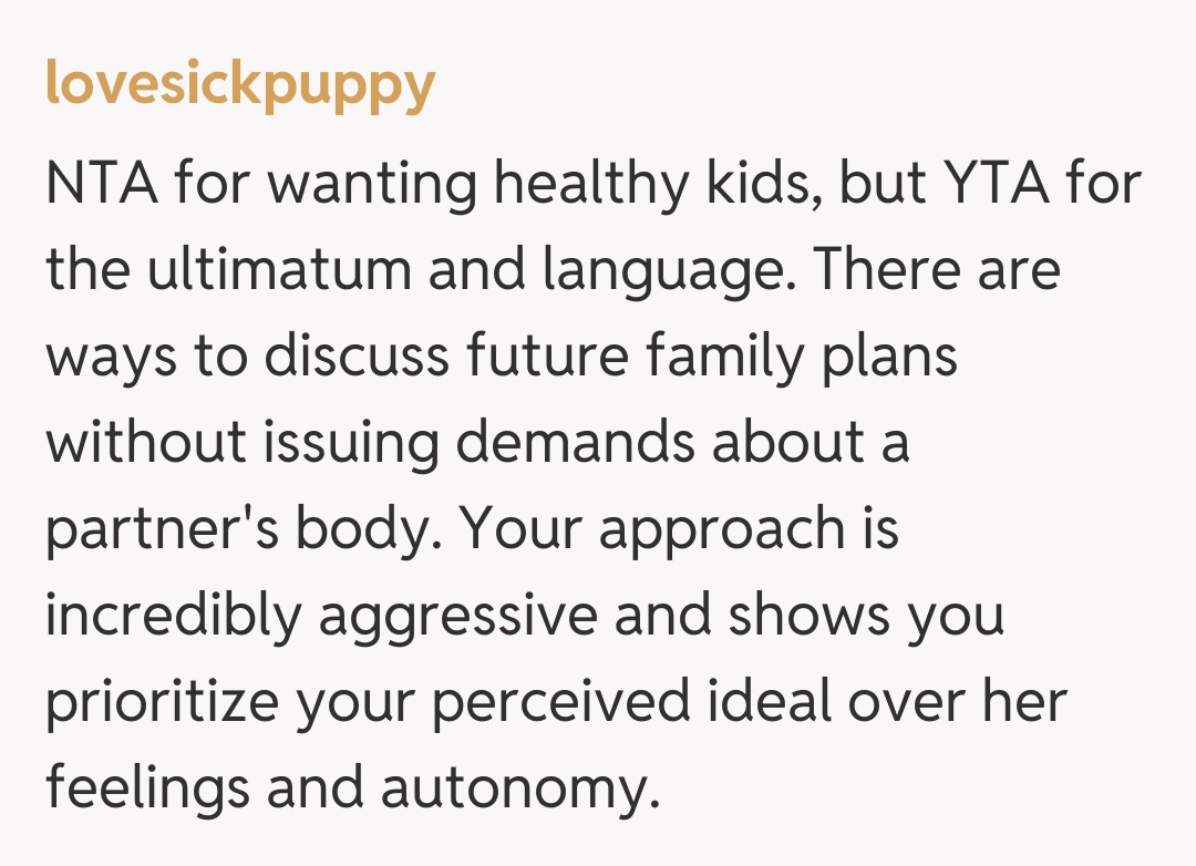 Comentariu de la lovesickpuppy