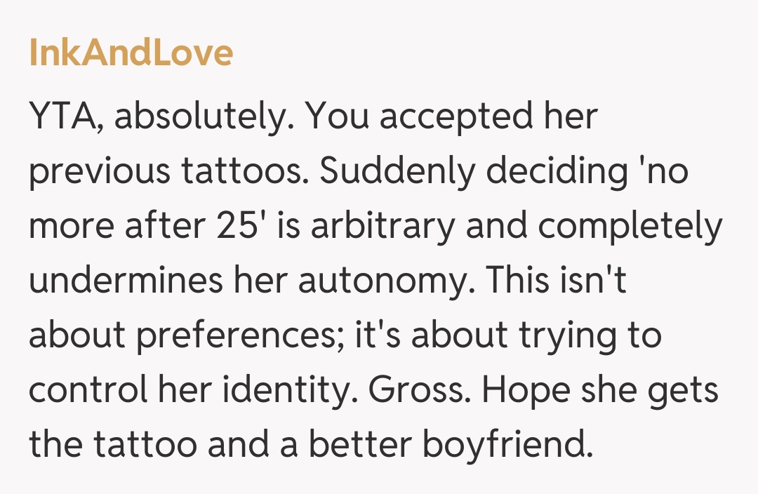 Comentariu de la InkAndLove