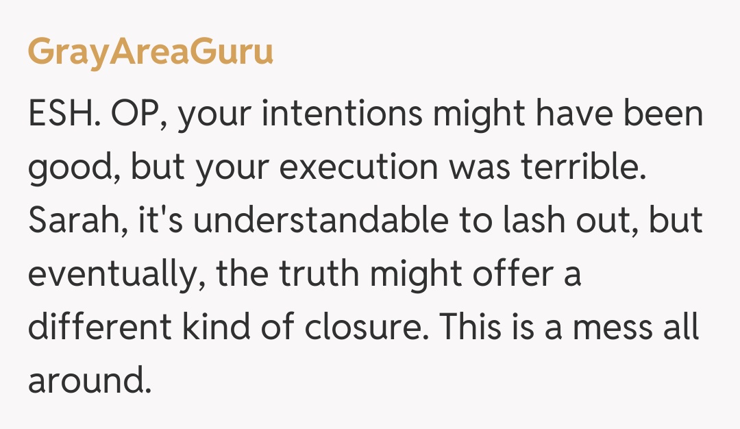 Comentariu de la GrayAreaGuru