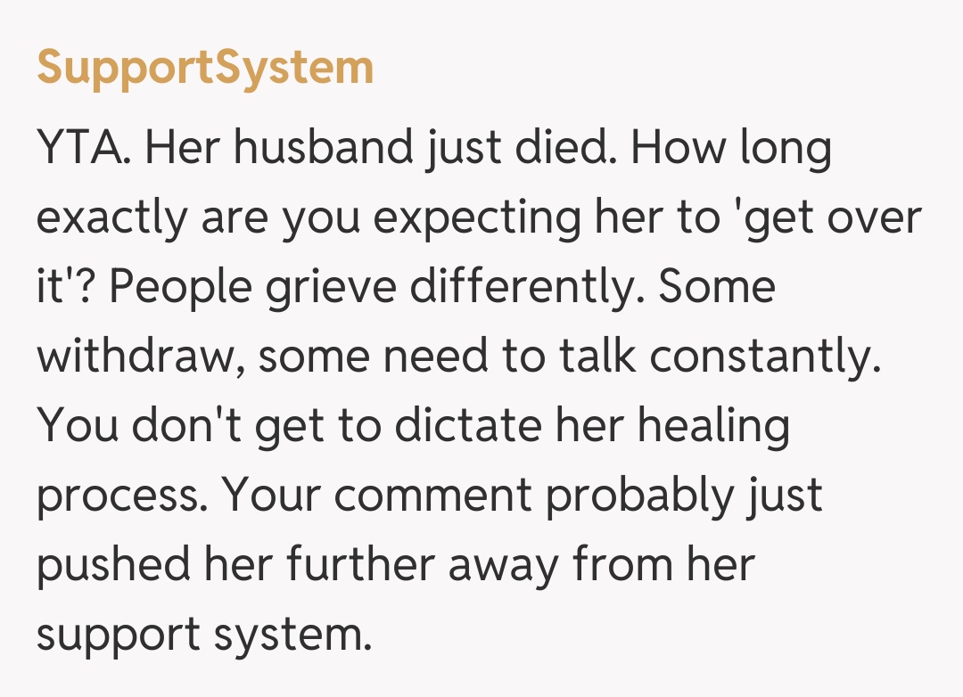 Comentariu de la SupportSystem