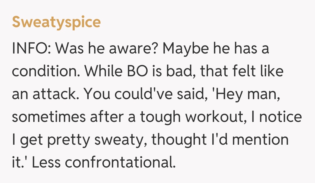 Comentariu de la Sweatyspice