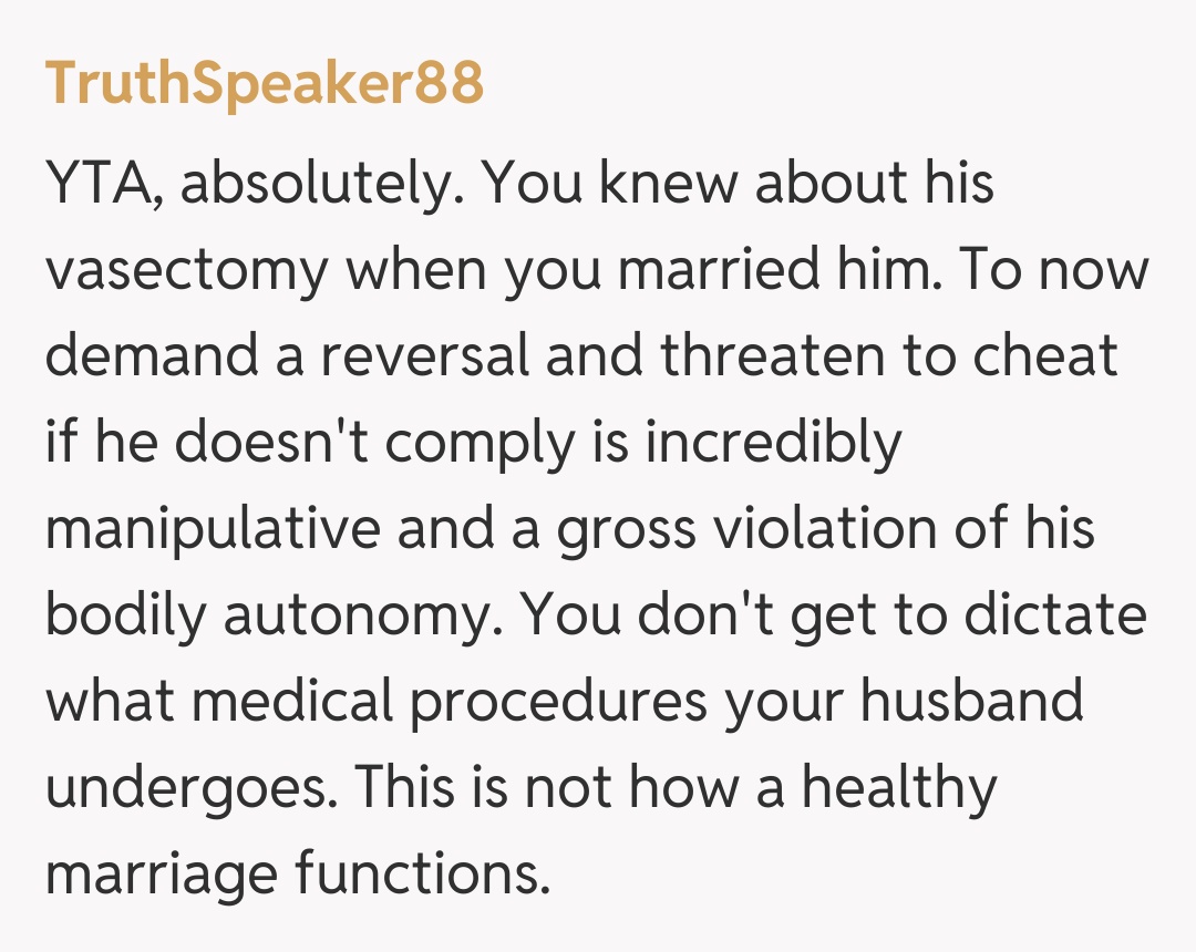 Comentariu de la TruthSpeaker88