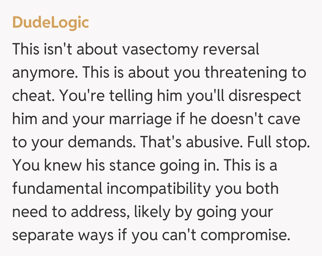 Comentariu de la DudeLogic