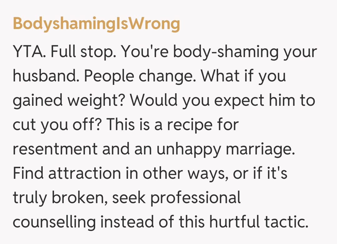 Comentariu de la BodyshamingIsWrong