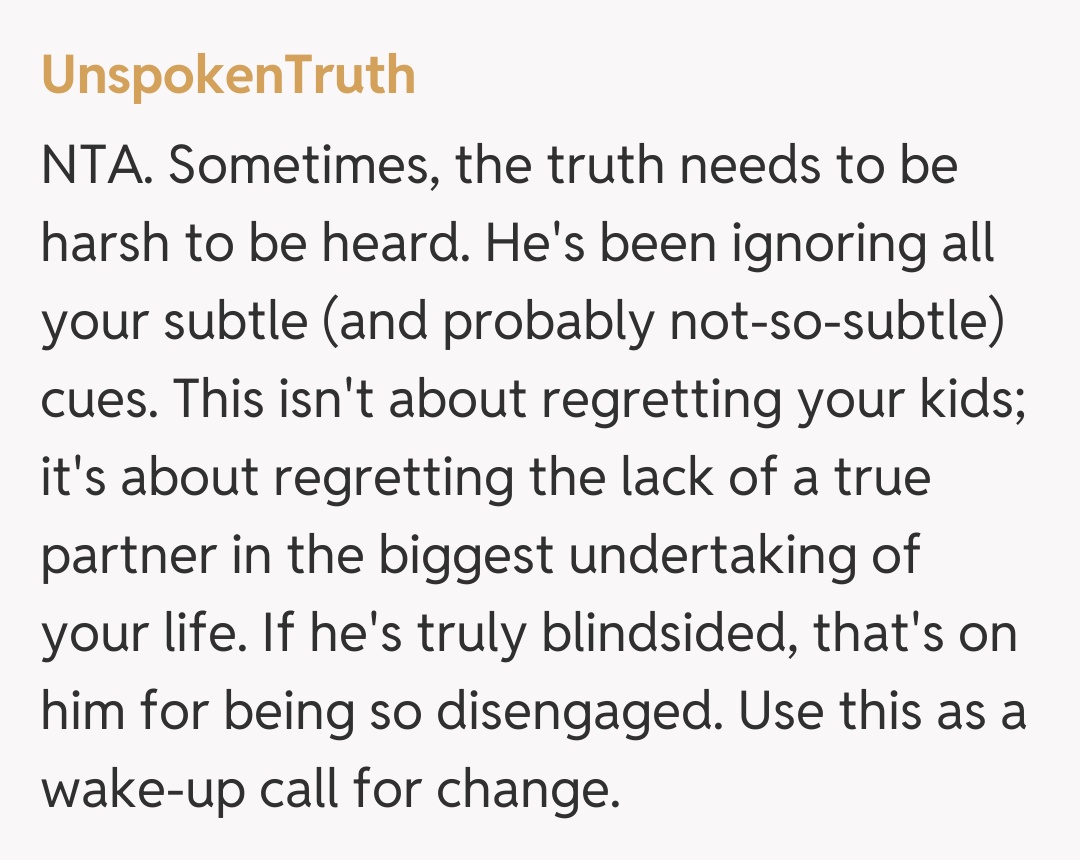 Comentariu de la UnspokenTruth