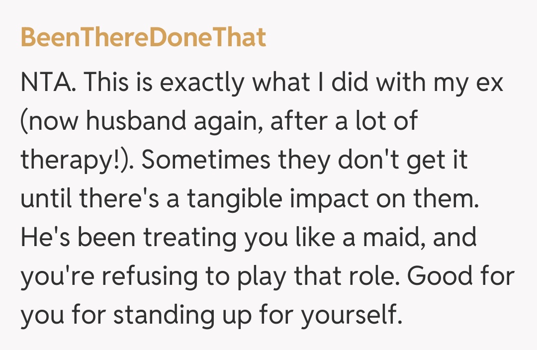 Comentariu de la BeenThereDoneThat