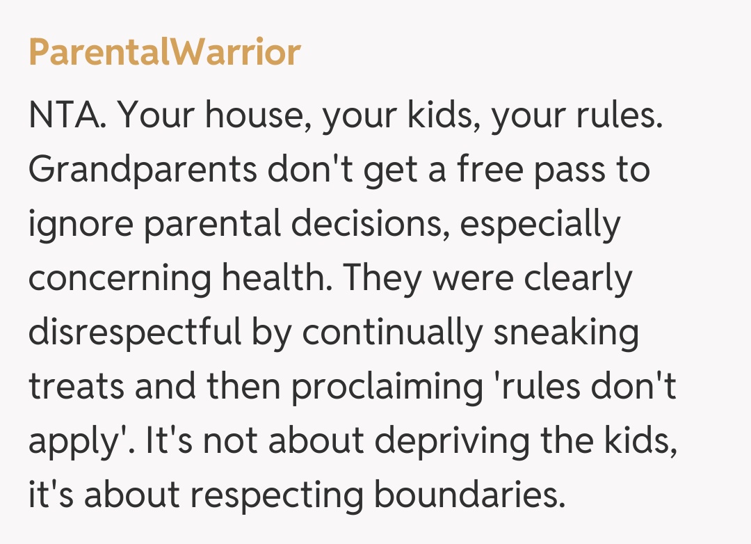 Comentariu de la ParentalWarrior