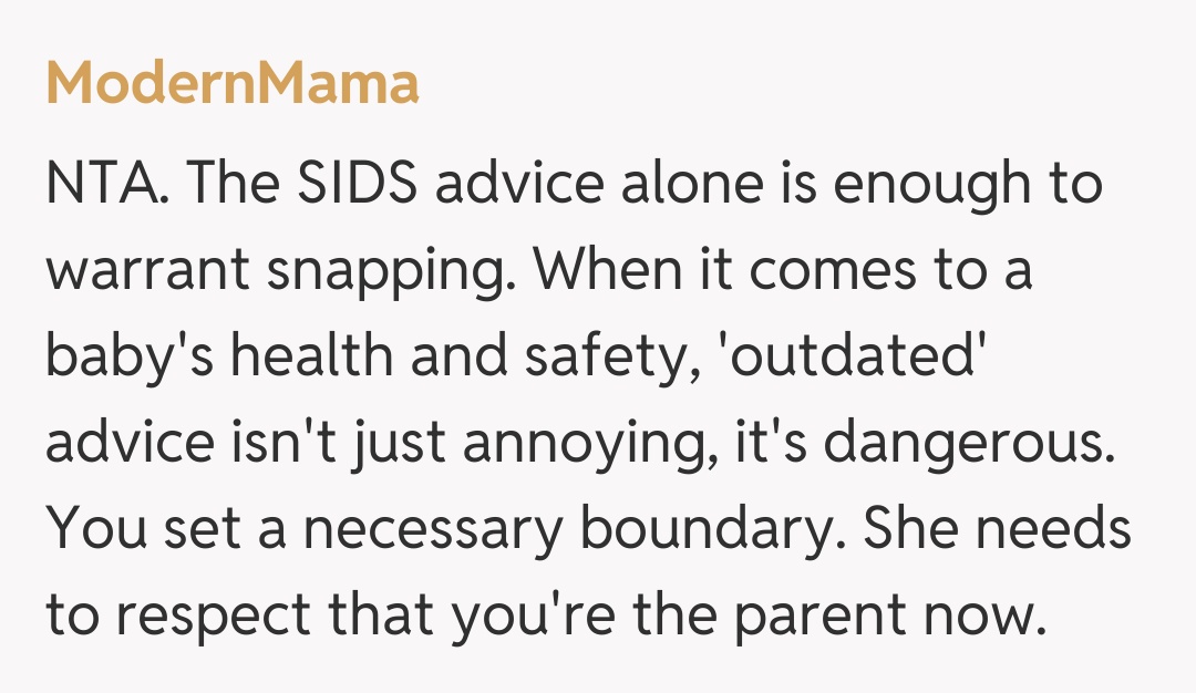 Comentariu de la ModernMama