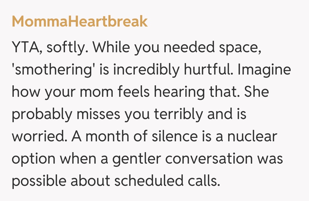 Comentariu de la MommaHeartbreak