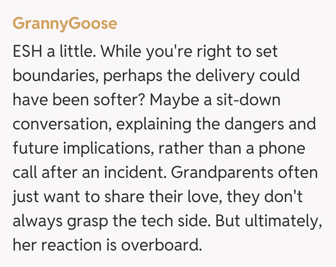 Comentariu de la GrannyGoose