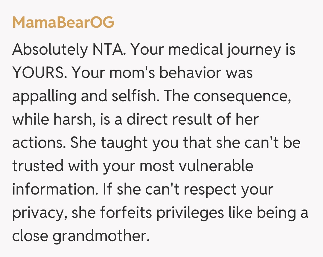 Comentariu de la MamaBearOG