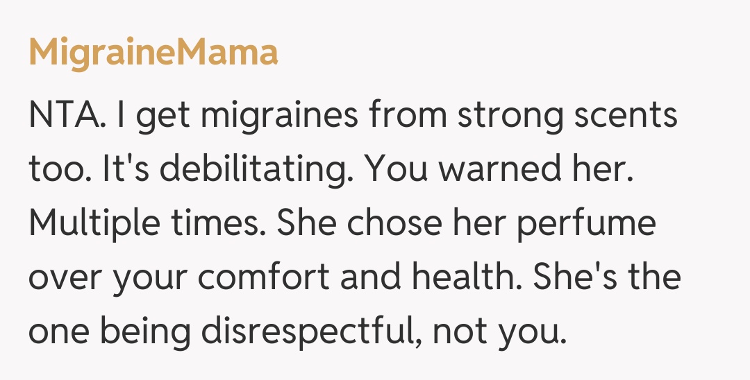 Comentariu de la MigraineMama