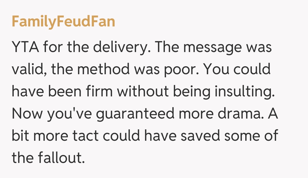 Comentariu de la FamilyFeudFan