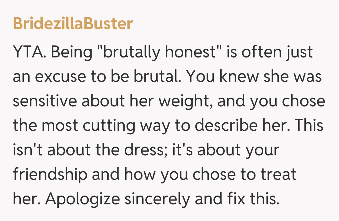 Comentariu de la BridezillaBuster