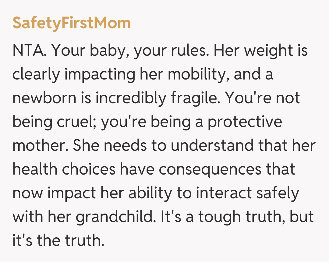 Comentariu de la SafetyFirstMom