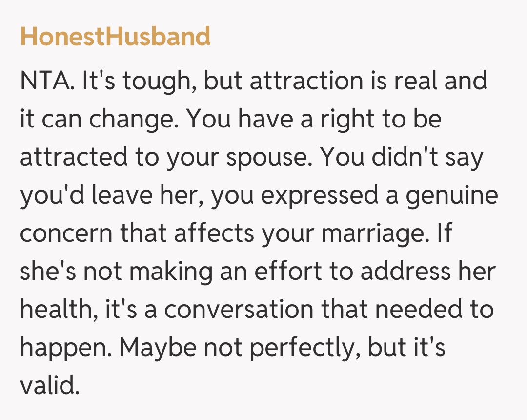 Comentariu de la HonestHusband