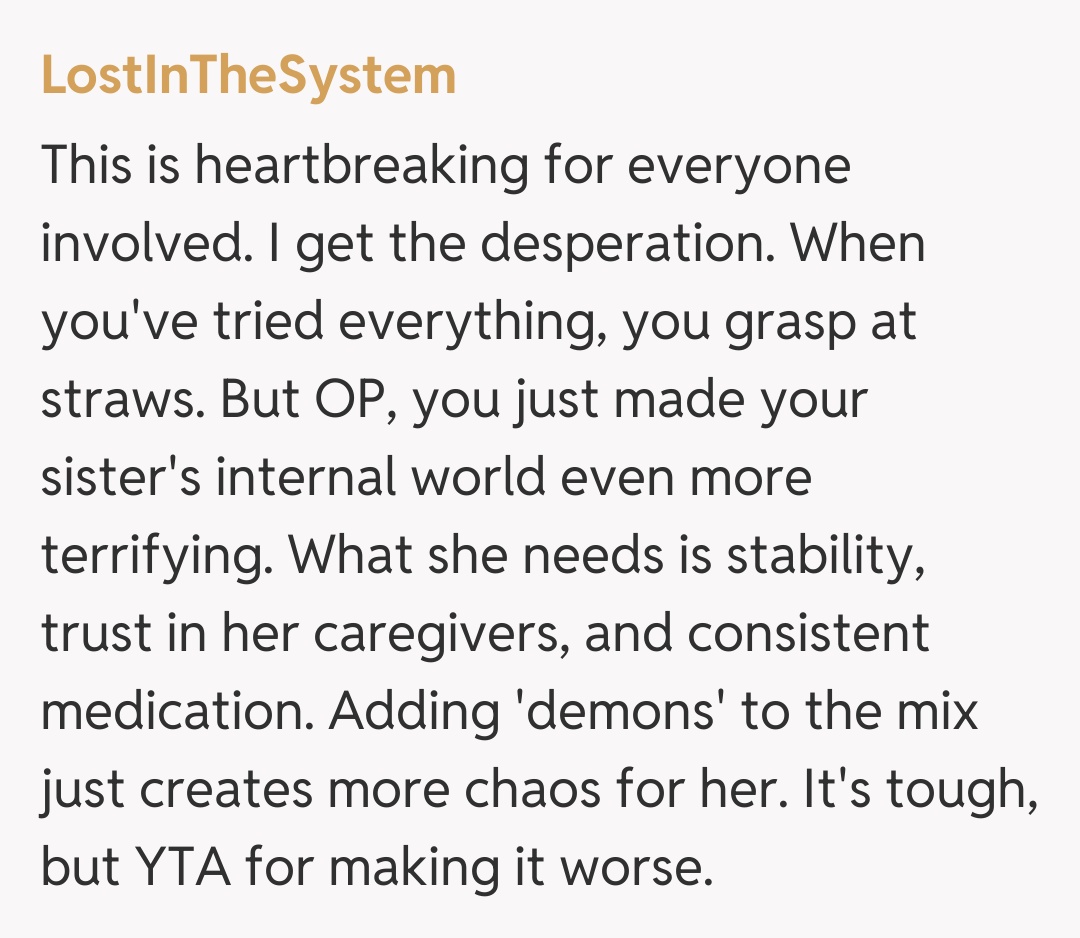 Comentariu de la LostInTheSystem