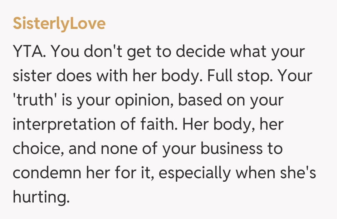 Comentariu de la SisterlyLove