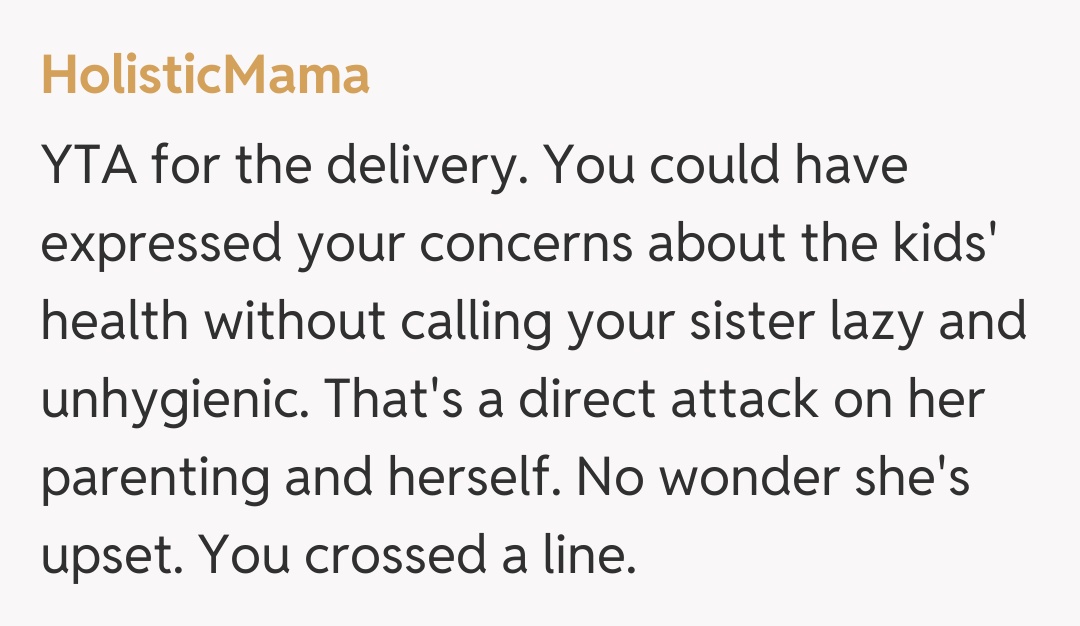 Comentariu de la HolisticMama