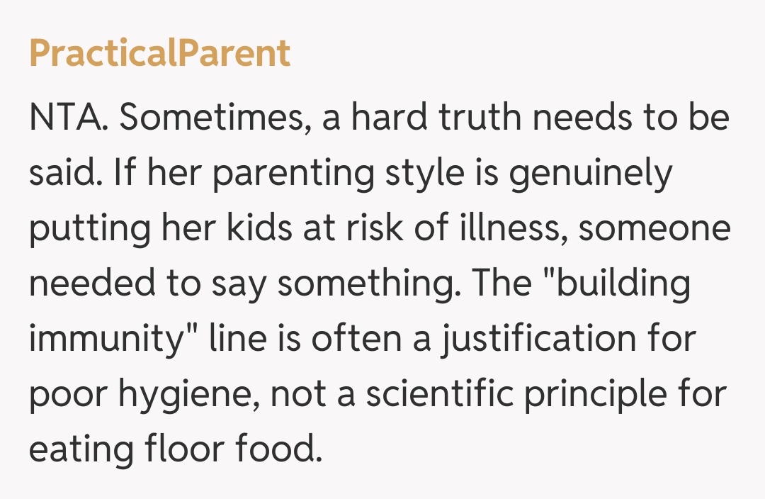 Comentariu de la PracticalParent