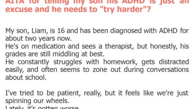 Photo of AITA for telling my son his ADHD is just an excuse and he needs to “try harder”?