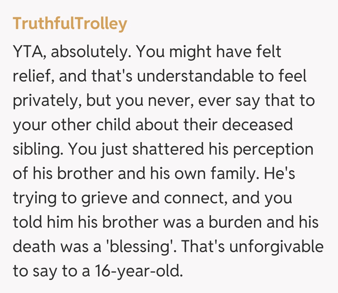 Comentariu de la TruthfulTrolley