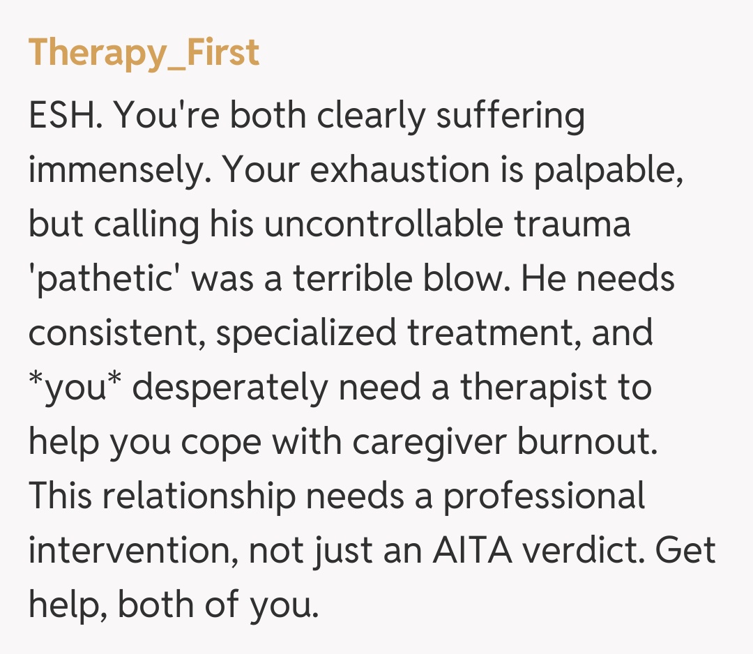 Comentariu de la Therapy_First