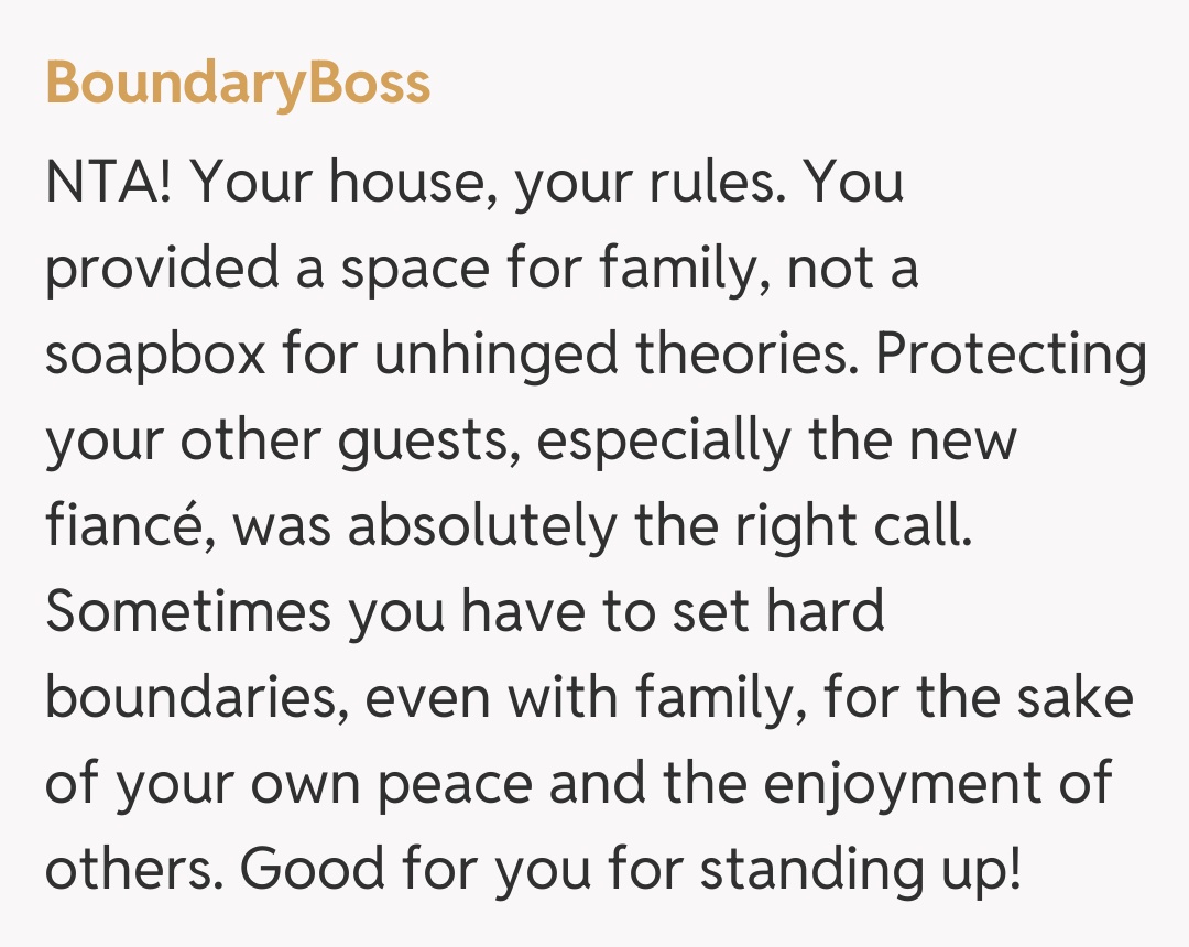 Comentariu de la BoundaryBoss