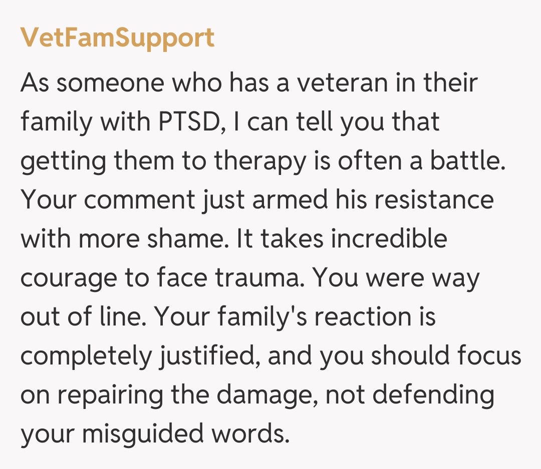 Comentariu de la VetFamSupport