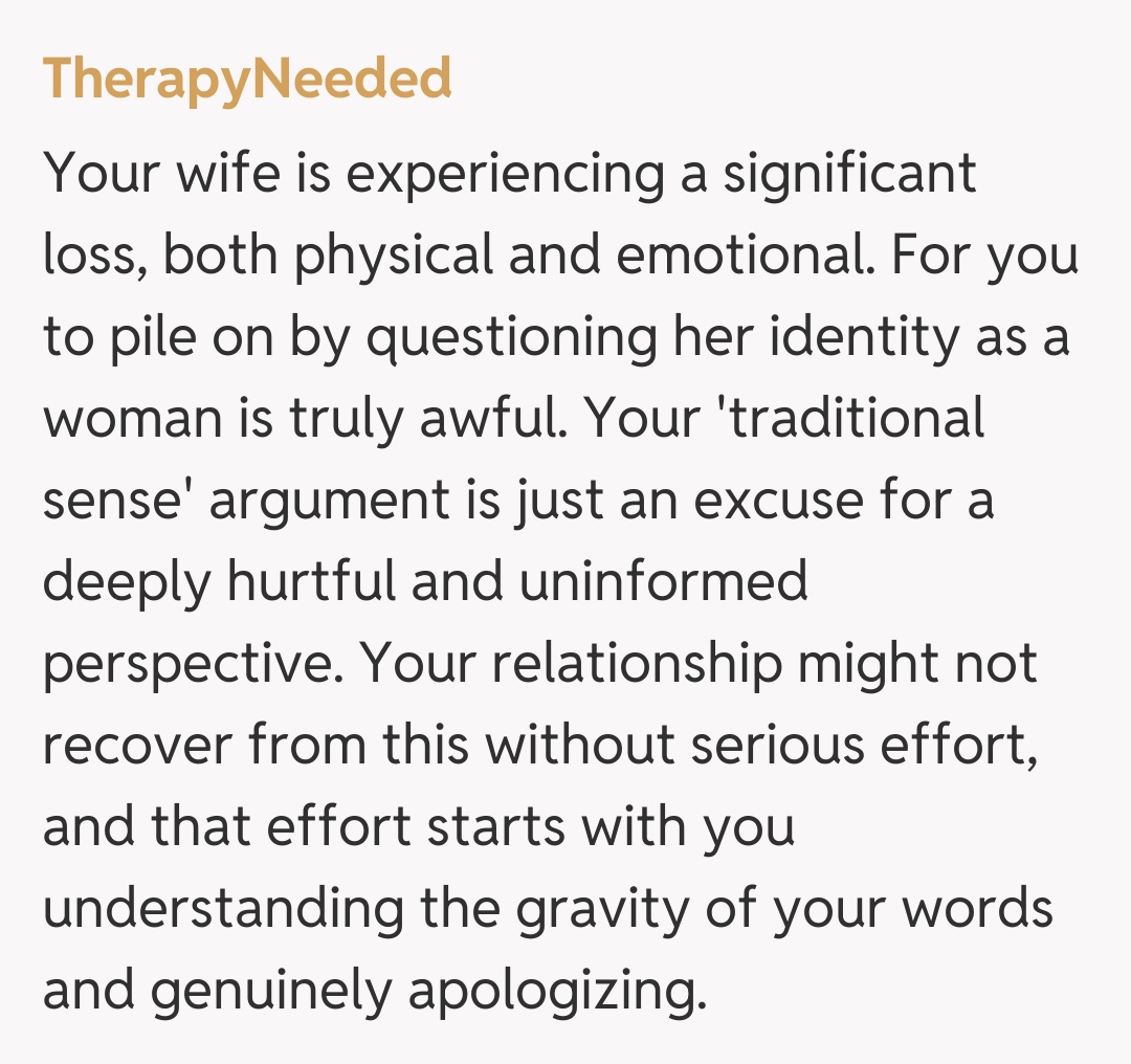 Comentariu de la TherapyNeeded