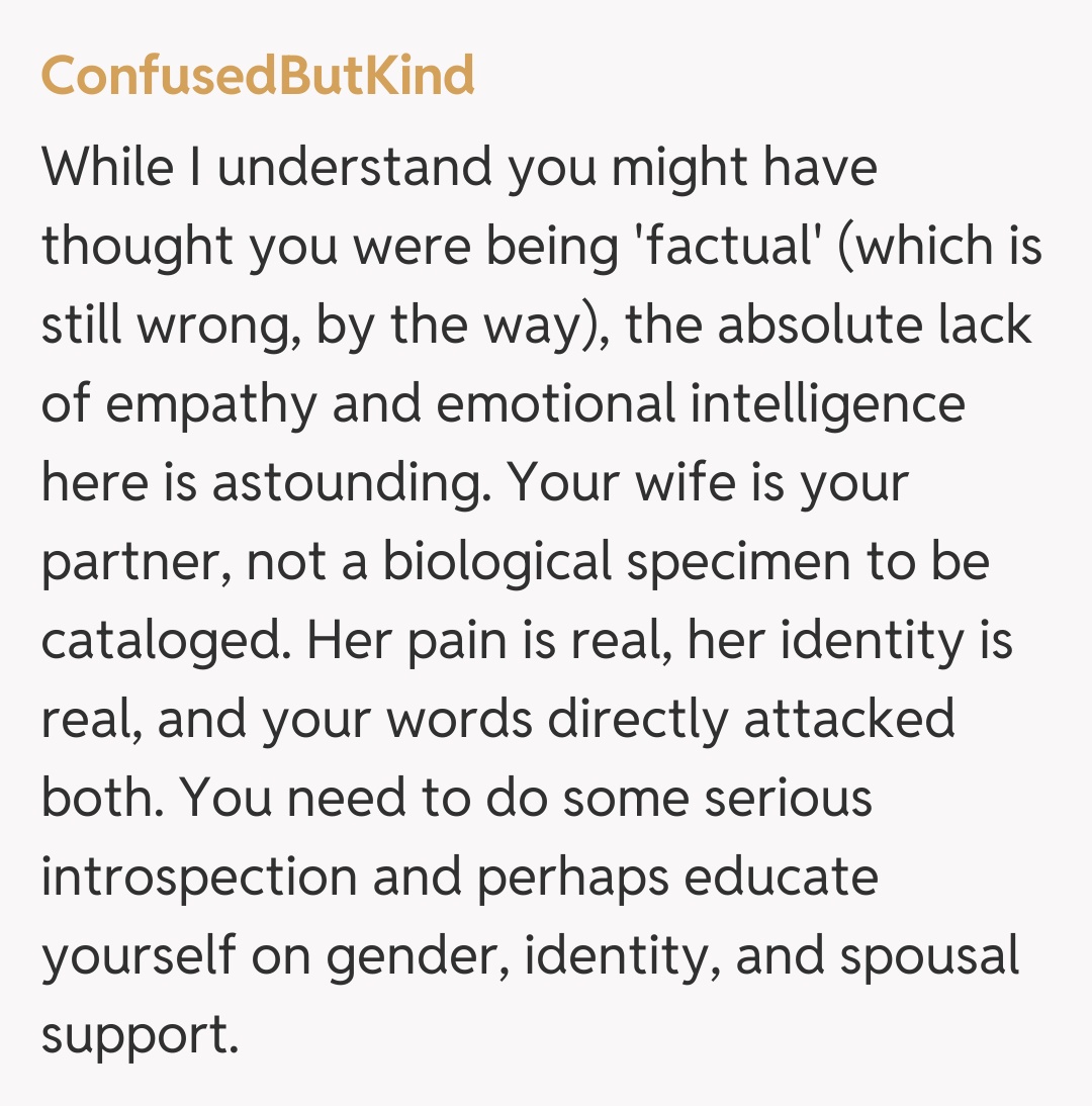 Comentariu de la ConfusedButKind