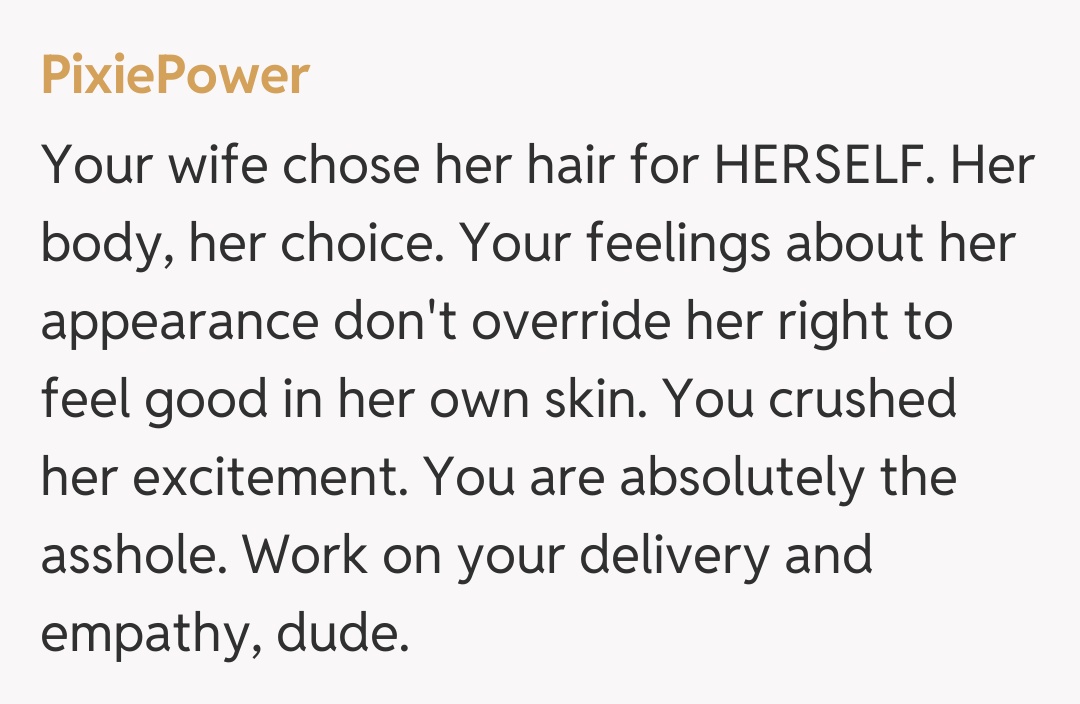 Comentariu de la PixiePower