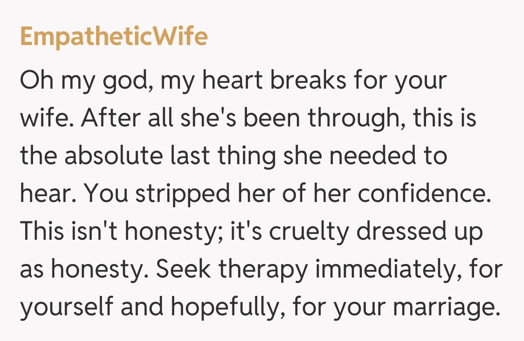 Comentariu de la EmpatheticWife