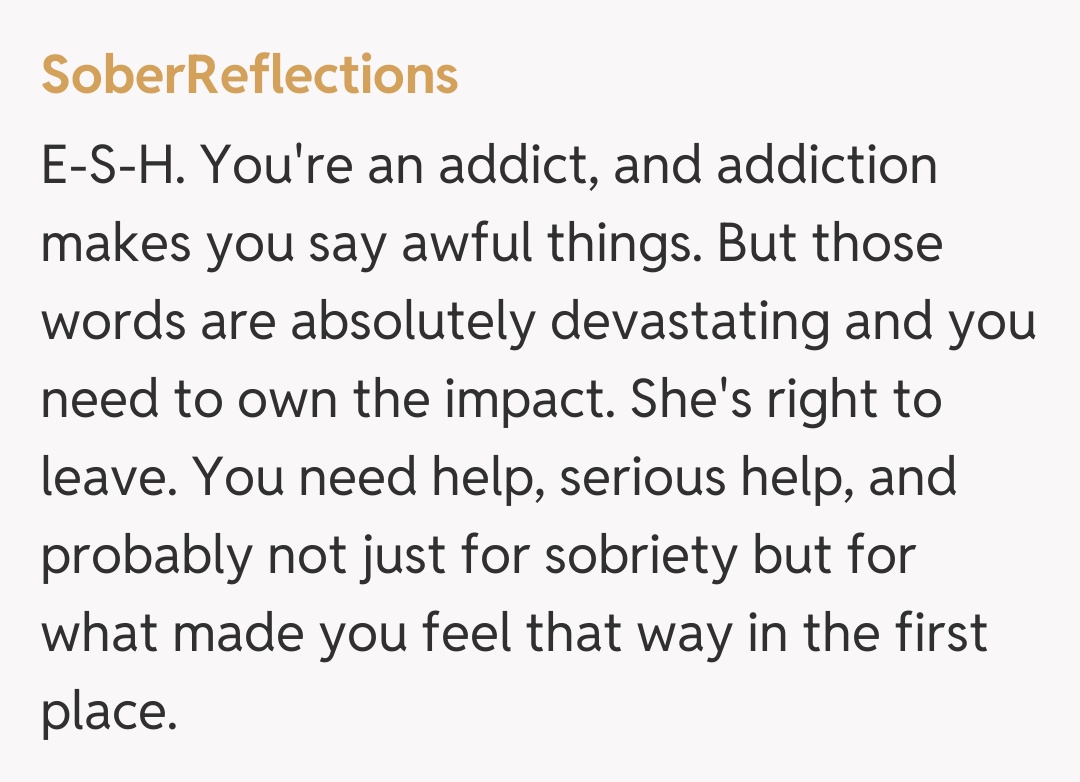 Comentariu de la SoberReflections