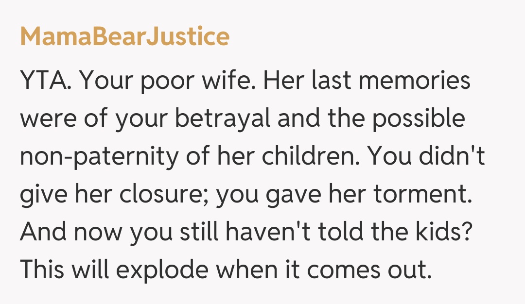 Comentariu de la MamaBearJustice