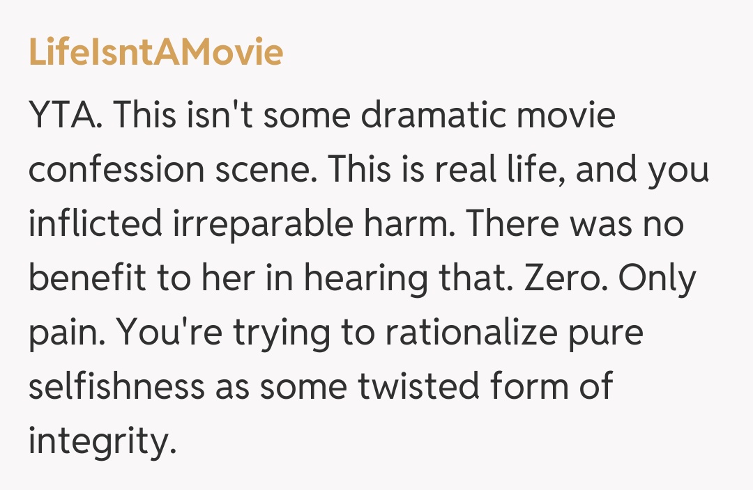 Comentariu de la LifeIsntAMovie