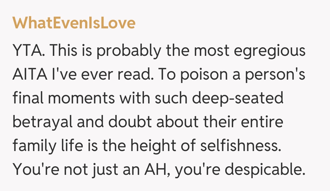 Comentariu de la WhatEvenIsLove