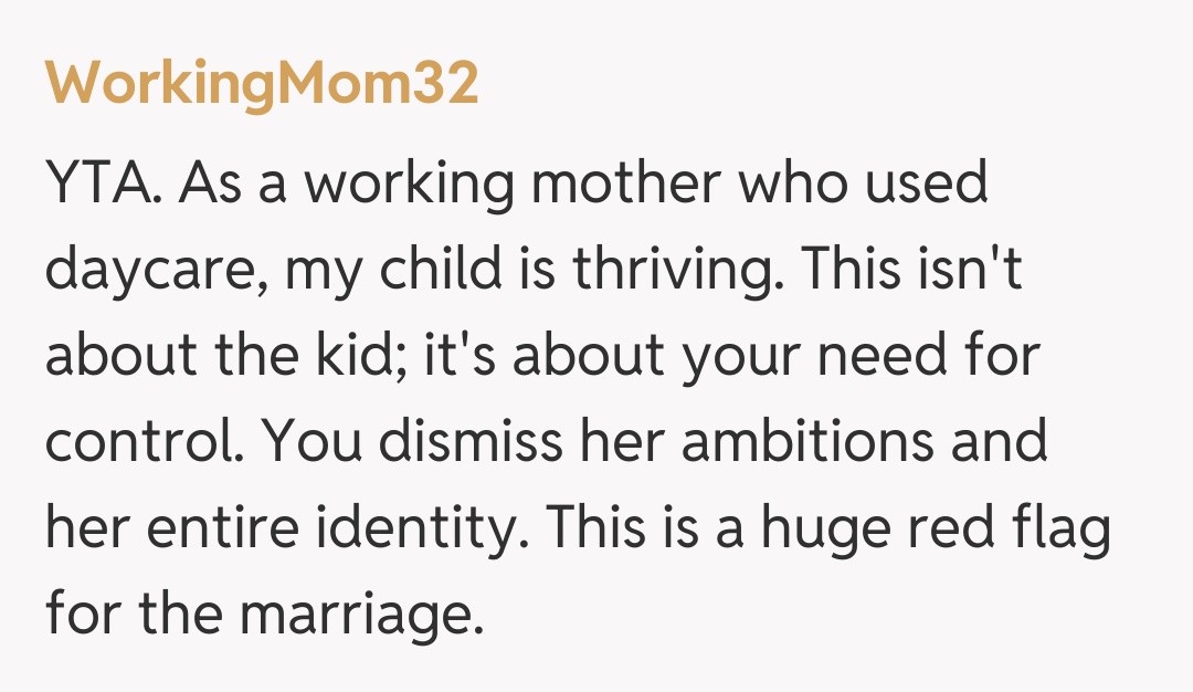 Comentariu de la WorkingMom32