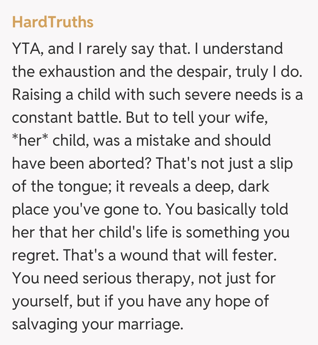 Comentariu de la HardTruths