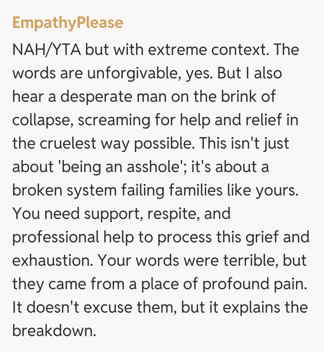 Comentariu de la EmpathyPlease