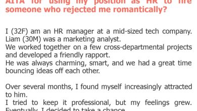 Photo of AITA for using my position as HR to fire someone who rejected me romantically?