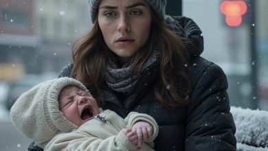 Photo of I Stopped to Help a Freezing Newborn One Night—Days Later, a Knock at My Door Altered Everything