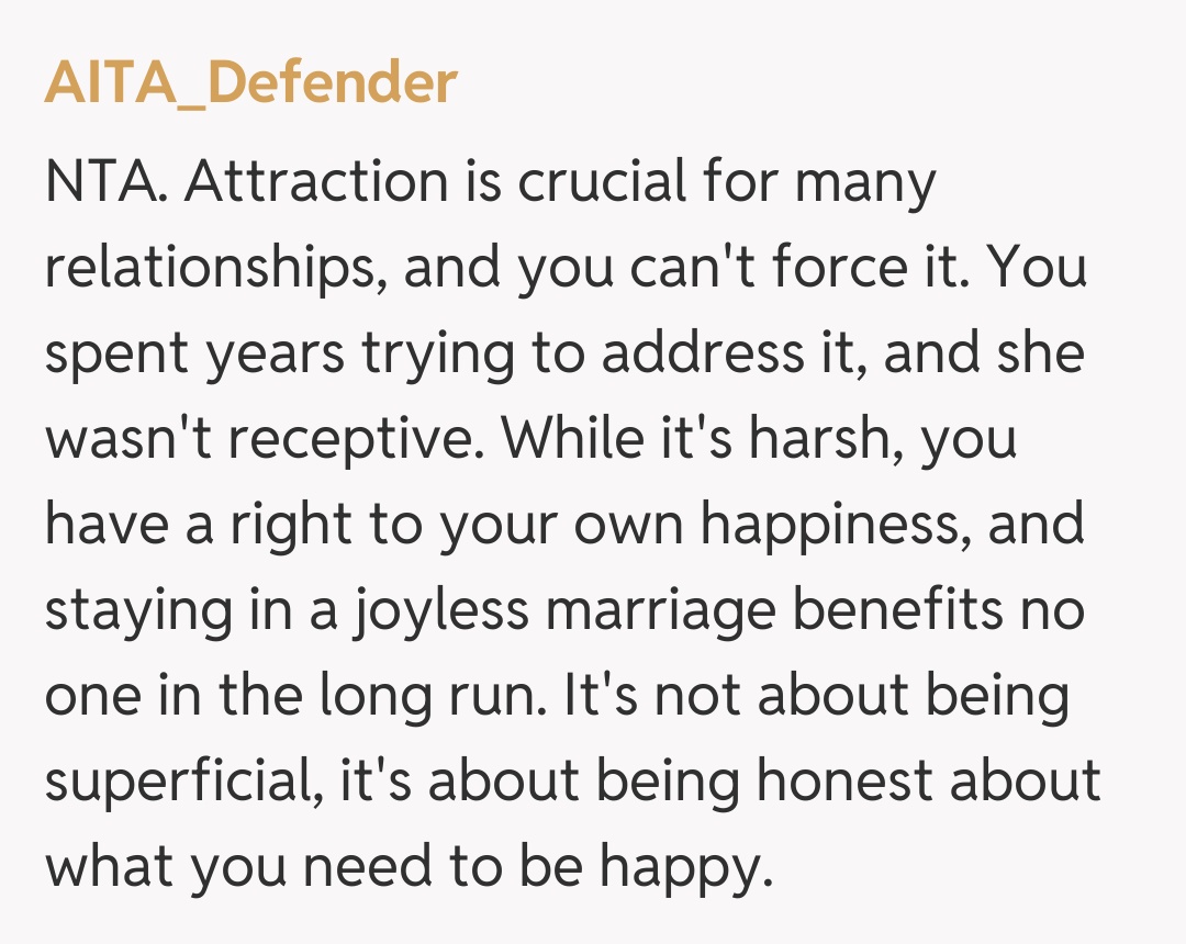 Comentariu de la AITA_Defender