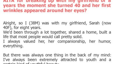 Photo of AITA for breaking up with my girlfriend of 8 years the moment she turned 40 and her first wrinkles appeared around her eyes?