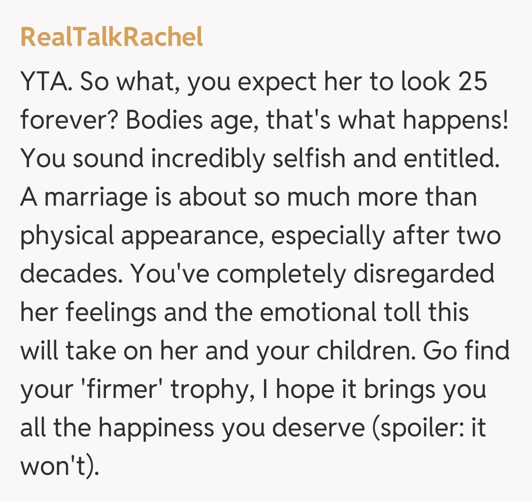 Comentariu de la RealTalkRachel