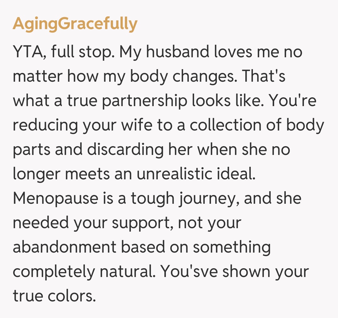 Comentariu de la AgingGracefully