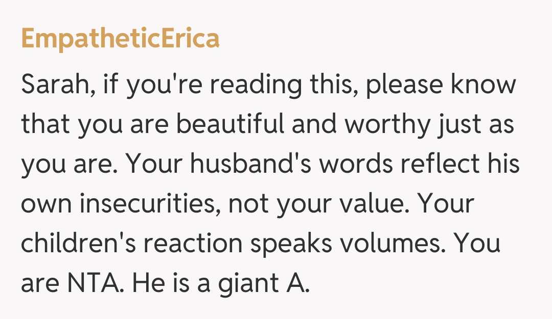 Comentariu de la EmpatheticErica