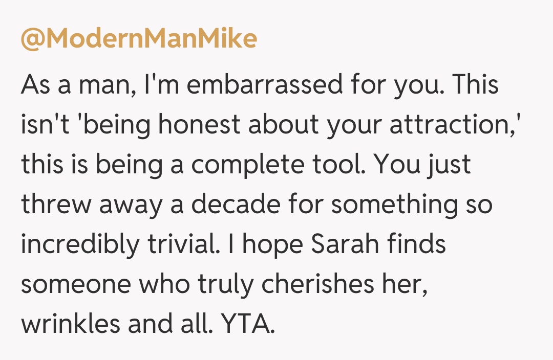 Comentariu de la @ModernManMike