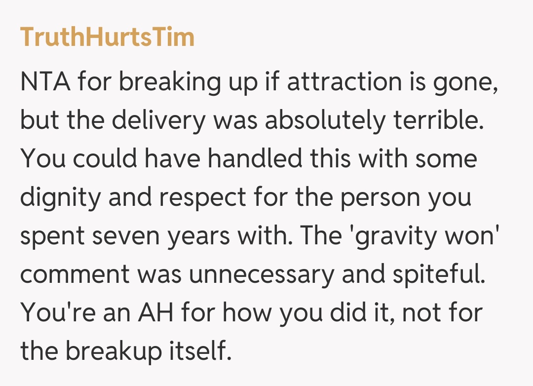 Comentariu de la TruthHurtsTim