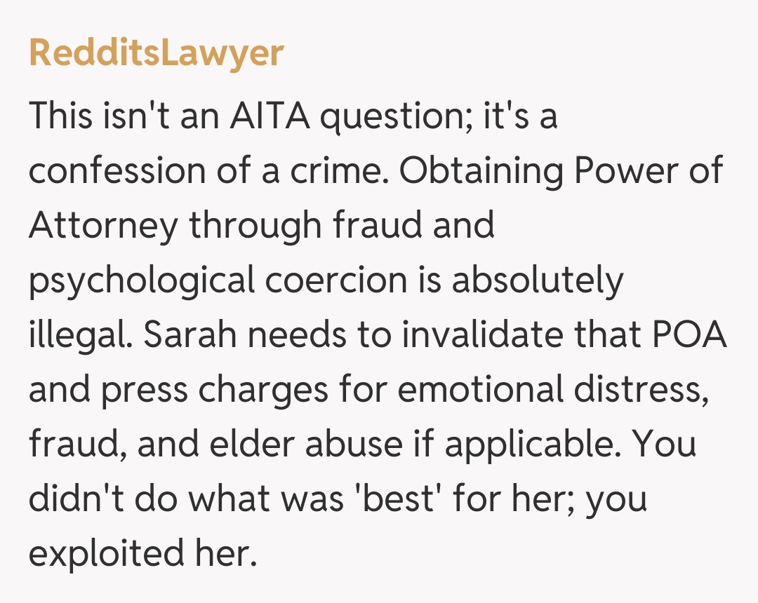 Comentariu de la RedditsLawyer